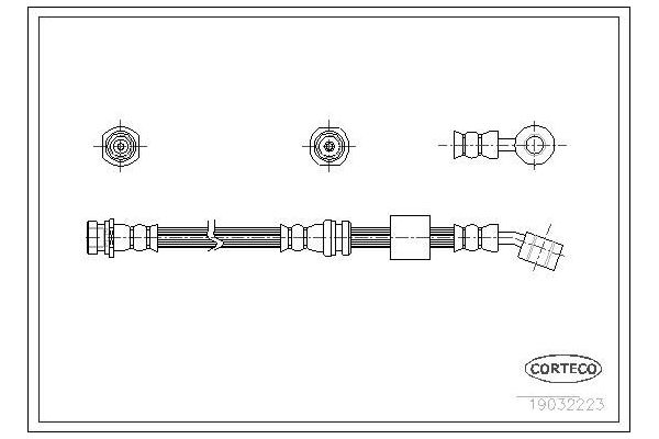 Fren Hortumu Ön Sağ MGA 51298