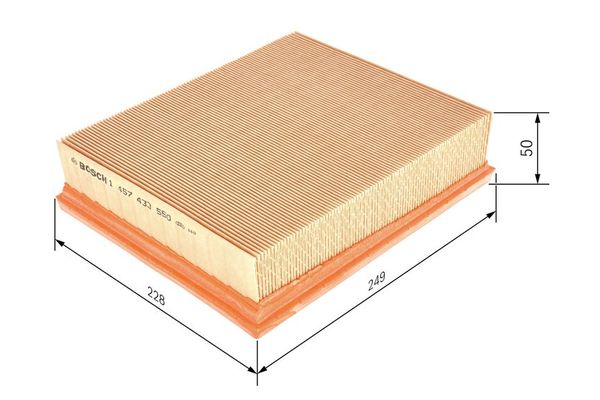 Hava Filtresi  MG Rover Rover 75 (RJ)(1999->)  BOSCH 1 457 433 550