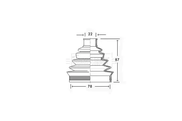 Aks Körüğü Ön İç Sağ veya Sol ERASTECH 17105