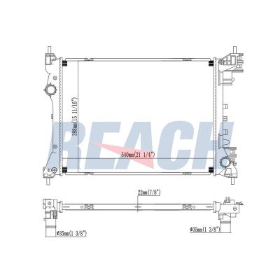 Su Radyatörü  Fiat Sedici (189)(2006->)  BSG 83-520-005