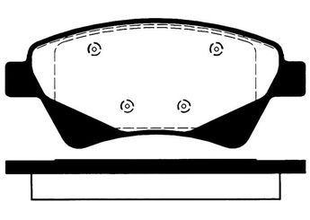 Fren Disk Balata Ön MOTRIO 8671095212  8671095212 410601241R 410608713R 7701207184 7701207672 7701208122 7701209444 7701209697 8660004603 8660006328 8671016184 8671016193 8671016656