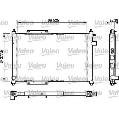 Su Radyatörü  VALEO 731818