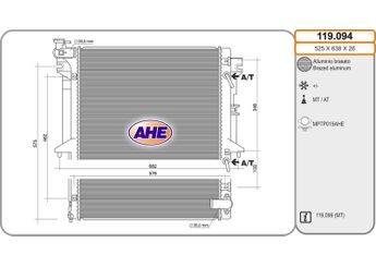 Su Radyatörü  ORİS BMI113026  MN135033