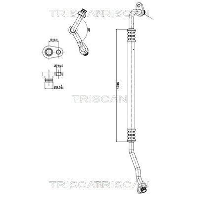 Klima Hortumu  Citroen C5 Tourer (04.2008->)  PSA ORJINAL 6477GJ