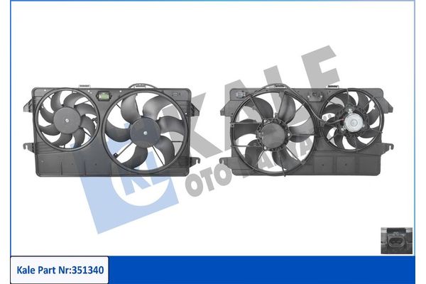 Radyatör Fan ve Motoru  ORİS FFR347000