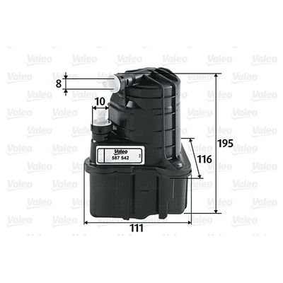 Yakıt Filtresi  VALEO 587542