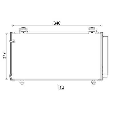 Klima Radyatörü  Toyota Corolla (E12)(2002->)  MAHLE AC 797 000S
