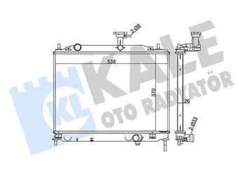 Su Radyatörü  KALE 369500  214104EB0A 253101E300 253101E301