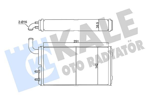 Kalorifer Radyatörü  KALE 102599