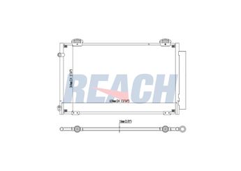 Klima Radyatörü  NISSENS 940299  8845002240 8845002261 8845002260 8845012270 88450-02240 88450-02261