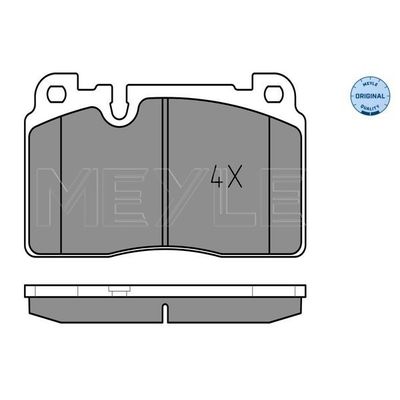 Fren Disk Balata Ön MEYLE 025 256 4316