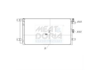 Klima Radyatörü  ORİS CFI873016  51758873 51801843