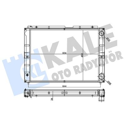 Su Radyatörü  PSA ORJINAL LTR133313