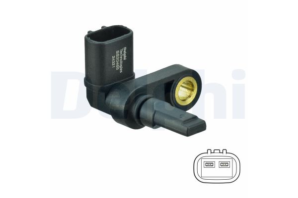 Abs Sensörü Ön Sol Toyota Land Cruiser (J12)(2003->)  DELPHI SS20465