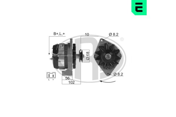 Alternatör  Renault R 19 Chamade 4 Kapı (L53)(06.1989->)  ERA 210009A
