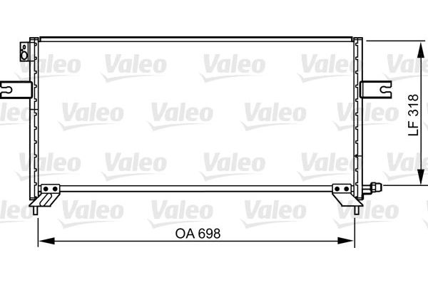Klima Radyatörü  Nissan Navara NP300 Pickup (LCD22)(01.2008->)  VALEO 814304