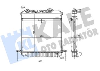 Su Radyatörü  KALE 100700  214101F515 3777707400