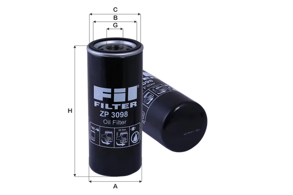 Yağ Filtresi  Audi S6 Avant (4B6)(06.2001->)  FIL FILTRE ZP 3098