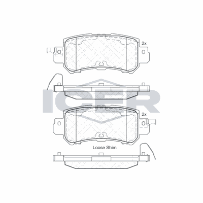 Fren Disk Balata Arka Mazda CX-5 (KE)(2012->)  AYD 60662A