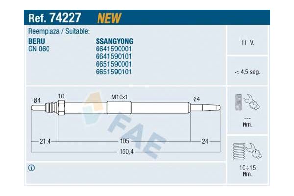 Isıtma Bujisi  KRAFTVOLL 05030049