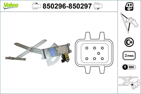 Cam Krikosu Ön Sol VALEO 850296