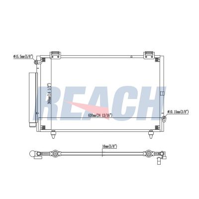 Klima Radyatörü  ORİS CTO182016