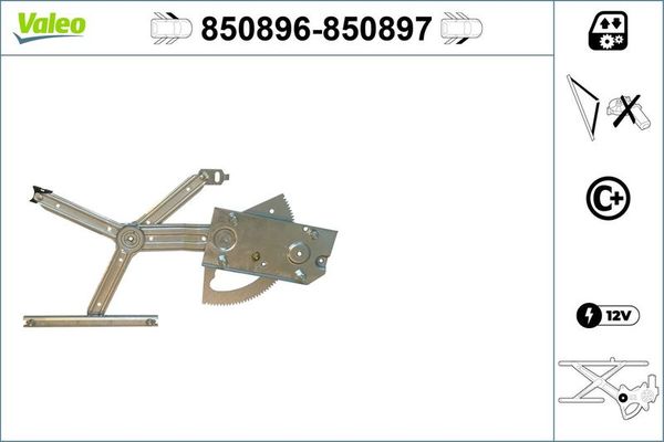 Cam Krikosu Ön Sol Mercedes ML -Serisi (BM 163)(09.1997->)  VALEO 850896