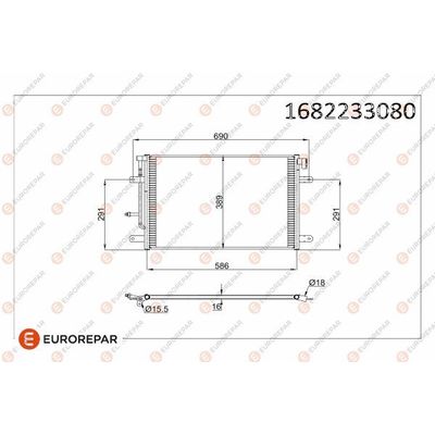 Klima Radyatörü  EUROREPAR 1682233080