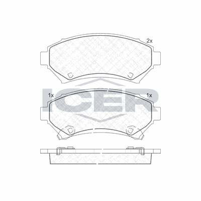 Fren Disk Balata Ön Opel Sintra (1996->)  OTOZONE FDO5043-R