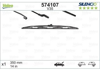 Silecek Süpürgesi Arka  350 mm - 14 inç VALEO 574107  ET7617402AA 1771499 1863099 BK2117B415BA 4158240026 A4158240026 288905FA0B 7701045747 7701068742 8524205020 BK21-17B415-BA 28890-5FA0B