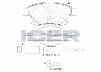 Fren Disk Balata Arka OTOZONE FDA3002-R4  ME6C1J2M008AB 6C112M008AF 1371454 1 371 454 1433958 1 433 958 1530602 1 530 602 1554524 1 554 524 1560026 1 560 026 1819638 1 819 638 1824348 1 824 348 1852717 1 852 717 6C112M008A2E 6C11-2M008-A2E 6C112M008AB 6C11-2M008-AB 6C112M008AC 6C11-2M008-AC 6C112M008AD 6C11-2M008-AD 6C112M008AE 6C11-2M008-AE 6C11-2M008-AF 6C1Z2200A 6C1Z-2200-A 6C1Z2200B 6C1Z-2200-B 6C1Z2200C 6C1Z-2200-C ME6C1J2M008AA ME6C1J-2M008-AA ME6C1J-2M008-AB ME6C1J2M008AC ME6C1J-2M008-AC