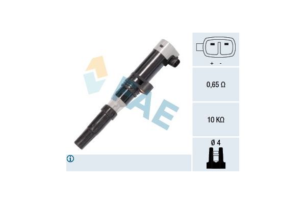Ateşleme Bobini  Renault Megane II 3 Kapı (10.2002->)  FAE 80203