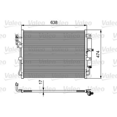 Klima Radyatörü  VALEO 814424