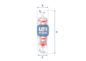 Yakıt Filtresi  UFI 31.015.00  31.015.00