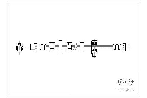 Fren Hortumu Ön Sol SVAC 10-0212
