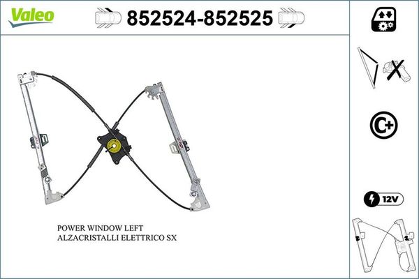 Cam Krikosu Ön Sol VALEO 852524