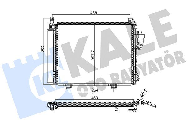 Klima Radyatörü  Hyundai i10 (PA)(09.2007->)  KALE 391800