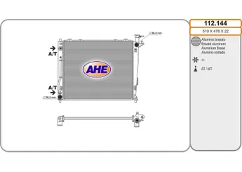 Su Radyatörü  RADISEN RR 67465  253102P300 253102P360 253102P370 253102P100 253102P160