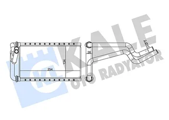 Kalorifer Radyatörü  MAHER 10696  79110SNAA01