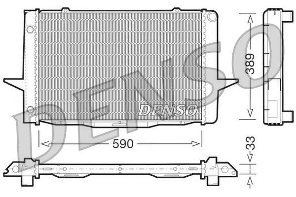Su Radyatörü  DENSO DRM33041