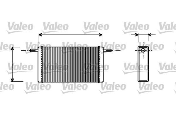Kalorifer Radyatörü  Volkswagen LT P.Van/Minibüs (01.1979->1996)  VALEO 812245