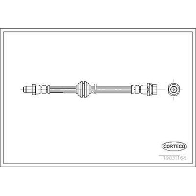 Fren Hortumu Arka Sağ veya Sol CORTECO 19031168