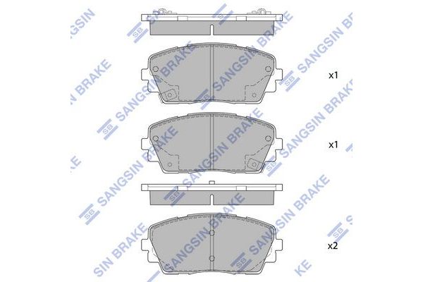 Fren Disk Balata Ön SANGSIN SP1405