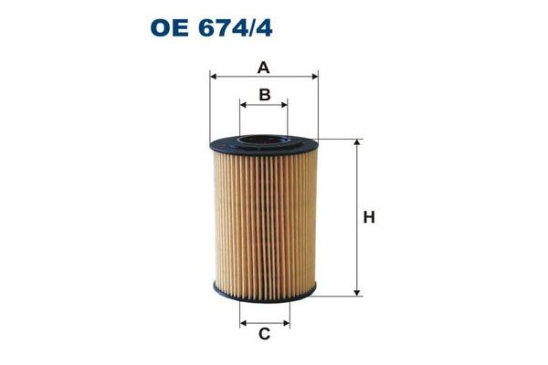 Yağ Filtresi  Kia Sportage (KM)(2005->)  FILTRON OE 674/4