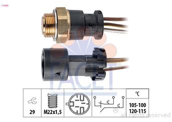 Fan Müşürü  FACET 7.5668  8942833010 90482428 90 482 428 1846201 18 46 201