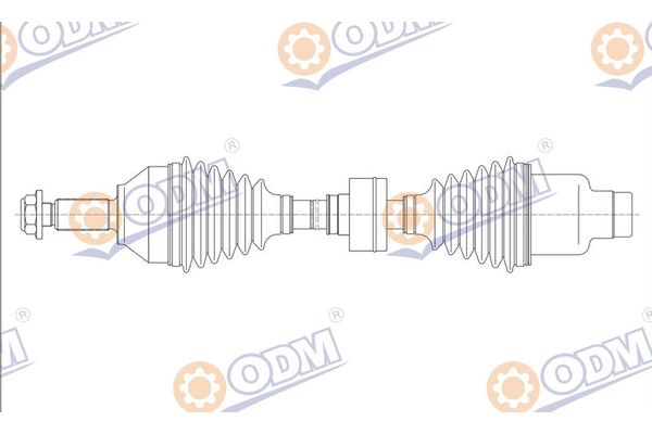 Aks Komple Ön Sağ ODM FD-8-8616