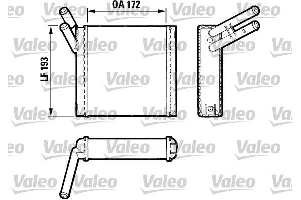 Kalorifer Radyatörü  Citroen CX 5 Kapı (07.1985->)  VALEO 883520