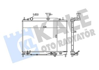 Su Radyatörü  KALE 348325  A2015004603 253101E300 25310-1E300 253101E350 25310-1E350 253101E351 25310-1E351 253101E301