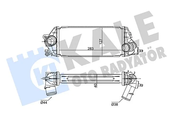 Turbo Radyatörü  MINI Mini (R50,R53)(2001->)  KALE 352455