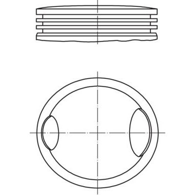 Piston (82.51MM-STD)  MAHLE 033 12 00